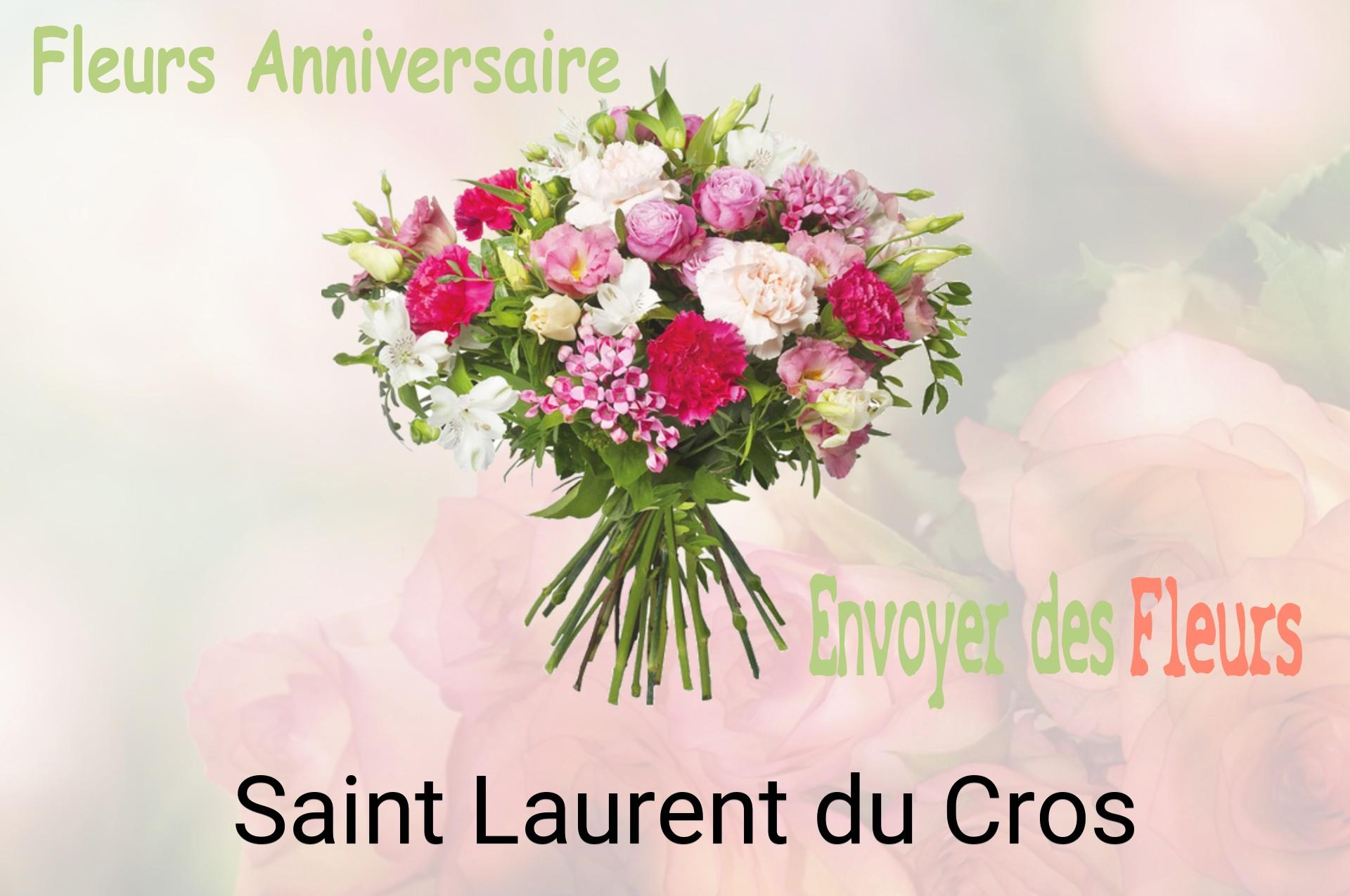 Bouquet de fleurs d’anniversaire livré à Saint-Laurent-du-Cros