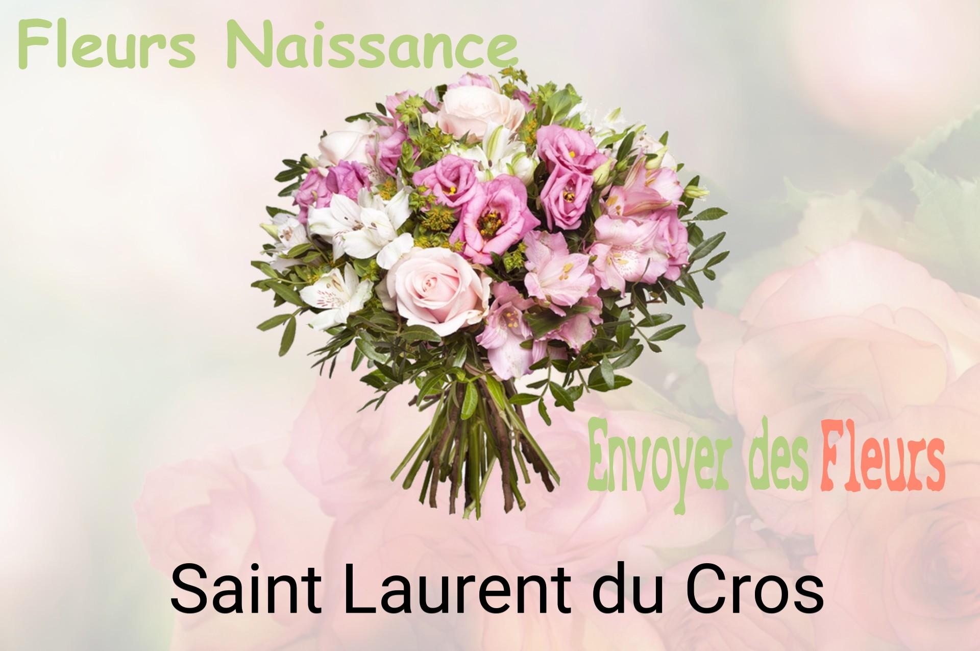 Bouquet de fleurs de naissance livré à Saint-Laurent-du-Cros